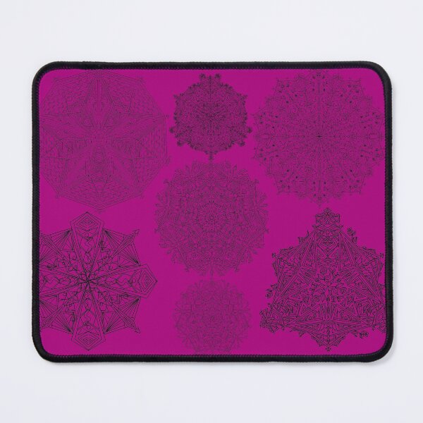 Item preview, Line Mandalas on Fuchsia designed and sold by RnssncCo.