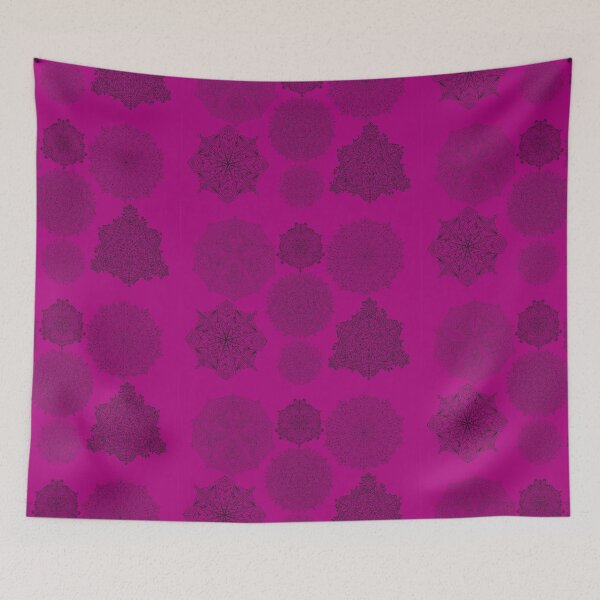 Item preview, Line Mandalas on Fuchsia designed and sold by RnssncCo.