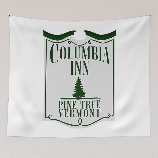 Item preview, White Christmas T-ShirtWhite Christmas Columbia Inn Pine Tree Vermont Crosby Kaye  designed and sold by FarnhStone.
