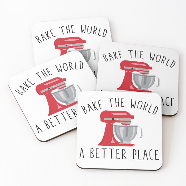 Item preview, Bake the World A Better Place Funny Baking Pastry Pun Humor  designed and sold by TheOHC.
