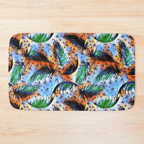 Item preview, Colorful Wind Blows Feathers Abstract designed and sold by mindmaster007.