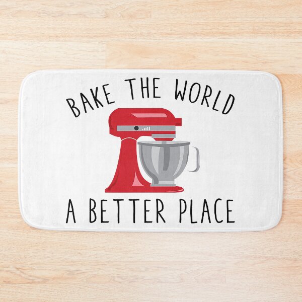 Item preview, Bake the World A Better Place Funny Baking Pastry Pun Humor  designed and sold by TheOHC.