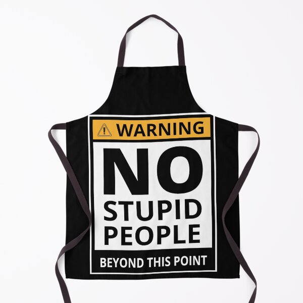 Item preview, No Stupid People Beyond This Point designed and sold by KingsManKind.