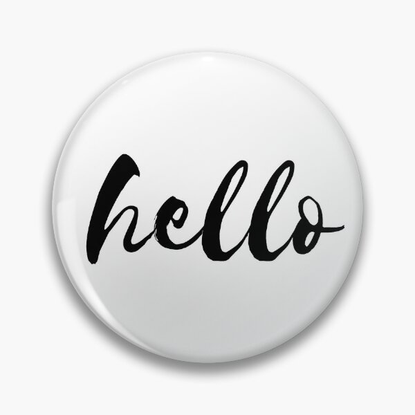 Item preview, hello font in black designed and sold by OByD.