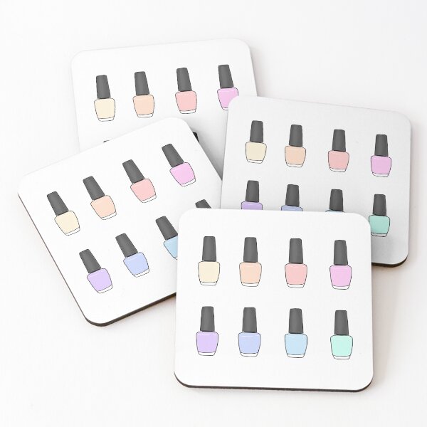 Item preview, Pastel colored nail polishes designed and sold by Zezeye.