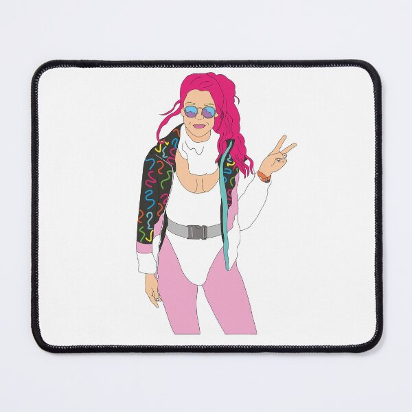 Item preview,  bright pink hair ski girl vintage skiing 80's designed and sold by Captain-Jackson.