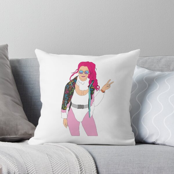 Item preview,  bright pink hair ski girl vintage skiing 80's designed and sold by Captain-Jackson.