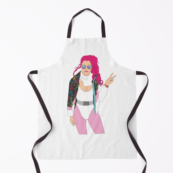 Item preview, bright pink hair ski girl vintage skiing 80's designed and sold by Captain-Jackson.