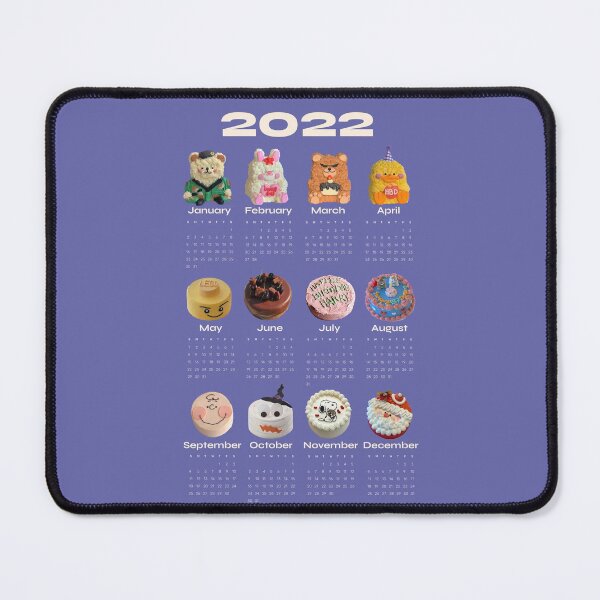 Item preview, 2022 Calendar, adorable and cute cakes designed and sold by SerenaChoe.