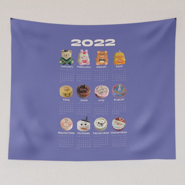 Item preview, 2022 Calendar, adorable and cute cakes designed and sold by SerenaChoe.