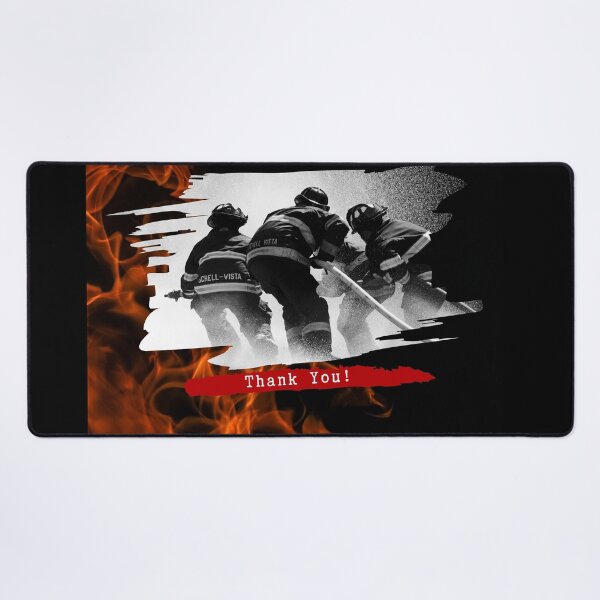 Item preview, Thanks to a firefighter. Rescuer designed and sold by D/Art ⭐⭐⭐⭐⭐.