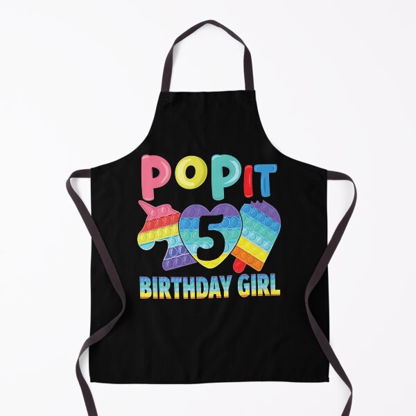 Item preview, Birthday girl pop it 5 unicorn girls boys pop it five 5th designed and sold by TheOHC.