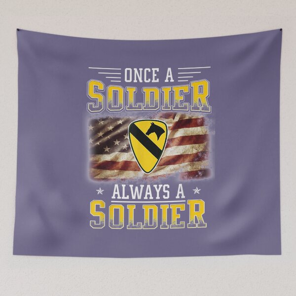 Item preview, 1st Cavalry Division Veteran Always a Soldier designed and sold by GetLeaux.