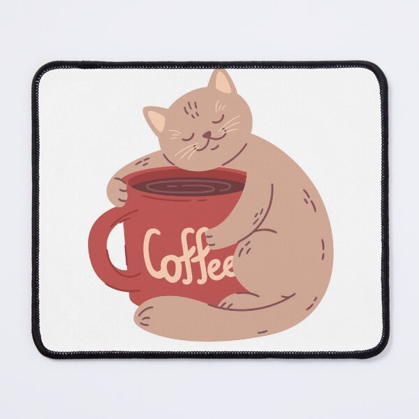 Item preview, Cat and Coffee Essential T-Shirt designed and sold by Issa ★★★★★.