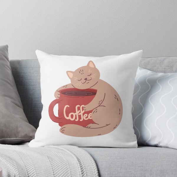 Item preview, Cat and Coffee Essential T-Shirt designed and sold by Issa ★★★★★.