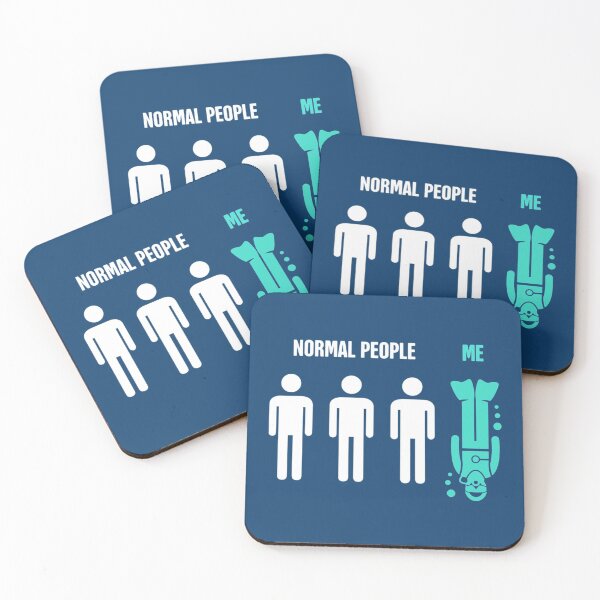 Item preview, Normal People, Me  Funny Scuba Diving Design   designed and sold by Raymondpresley.