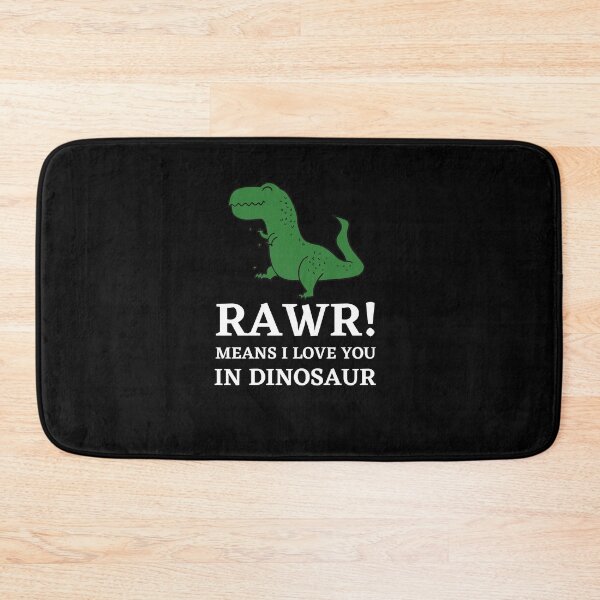 Item preview, Rawr means i love you in dinosaur designed and sold by AbiBurtDesigns.