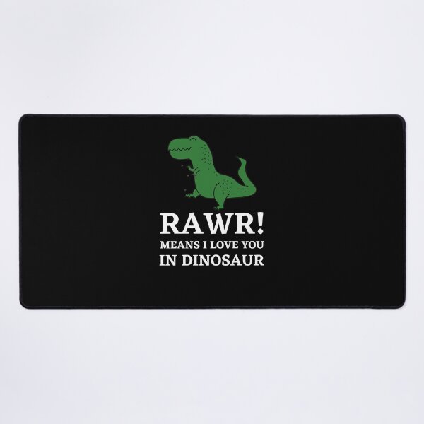 Item preview, Rawr means i love you in dinosaur designed and sold by AbiBurtDesigns.