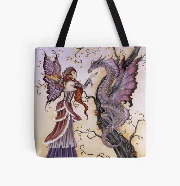 Dream Big Fairy Canvas Tote Bag, Purple Tote, Canvas Fairy Tote, Canva –  AthenaLynnCreations