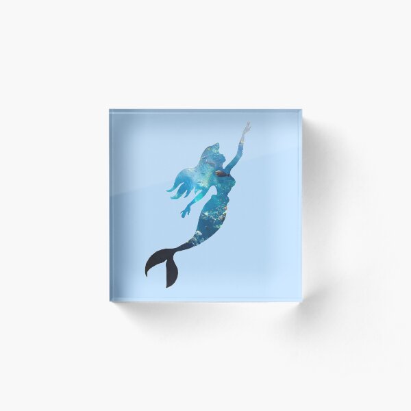 Mermaid Acrylic Block