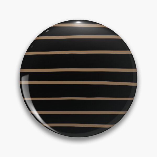 Item preview, Black and Brown Horizontal Line Pattern Pairs DE 2022 Trending Color Brown Bear DE6140 designed and sold by ColorOfTheYears.