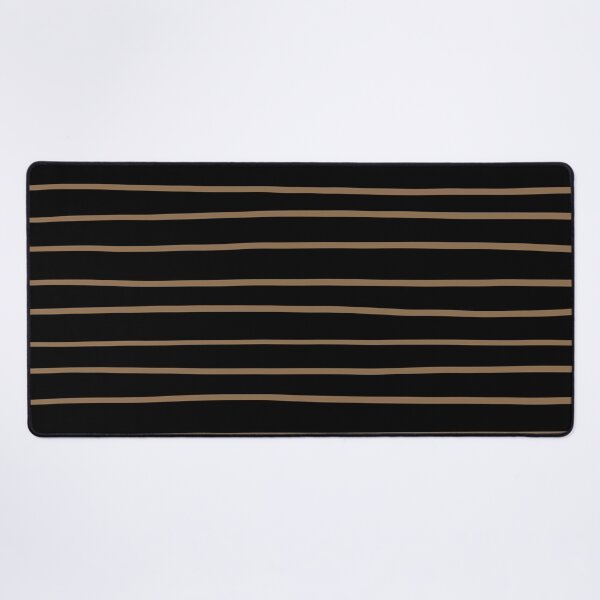 Item preview, Black and Brown Horizontal Line Pattern Pairs DE 2022 Trending Color Brown Bear DE6140 designed and sold by ColorOfTheYears.