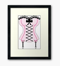 The Corset Framed Print