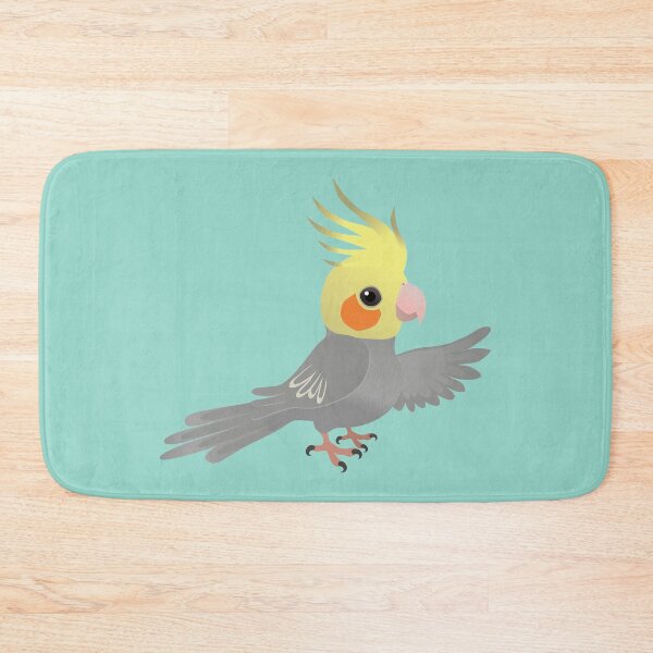 Item preview,  Cute cockatiel  cartoon digital drawing designed and sold by Bwiselizzy.