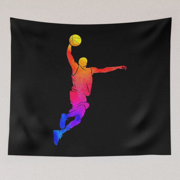 Item preview, Basketball player dunking basketball hoop designed and sold by jackjerry.