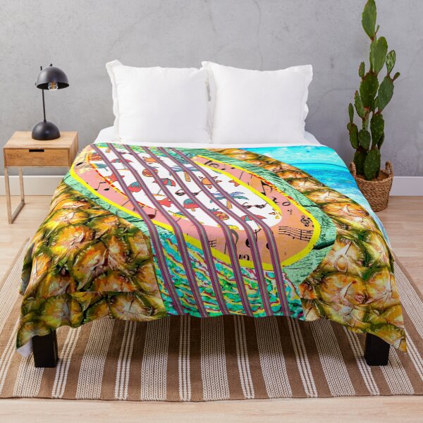 Item preview, FUNNY SUNNY ANANAS GUITAR - VACATION TRIPS BEACHES - TROPICAL PARADISE. designed and sold by Ralek.
