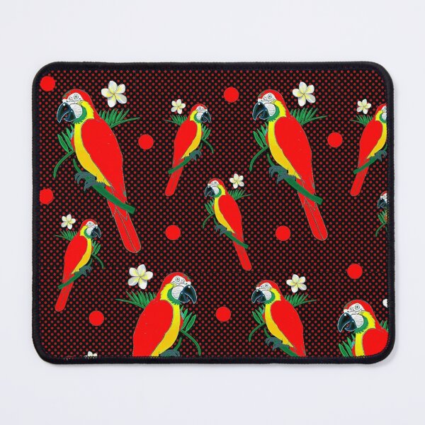 Item preview, DOTTY RED PARROTS designed and sold by KINGTOUCAN.