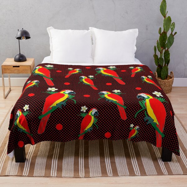 Item preview, DOTTY RED PARROTS designed and sold by KINGTOUCAN.