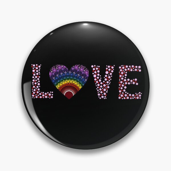 Item preview, Love Rainbow Dot Mandala designed and sold by Cedarrue.