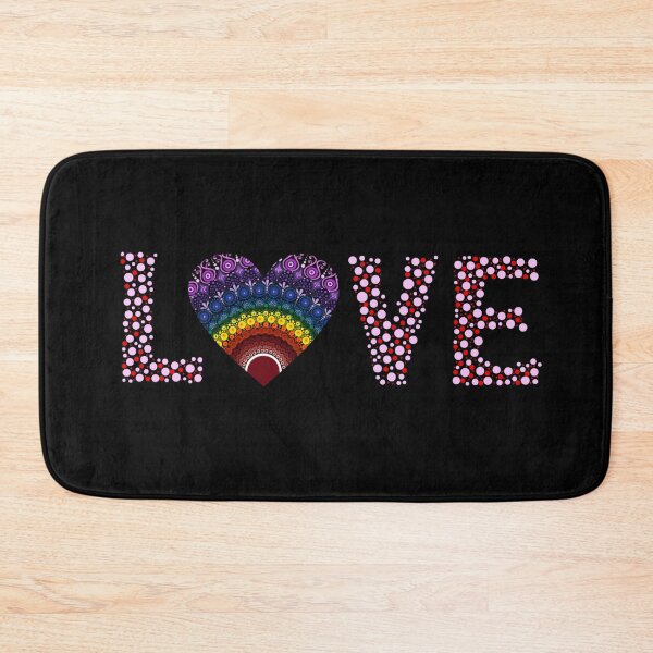 Item preview, Love Rainbow Dot Mandala designed and sold by Cedarrue.