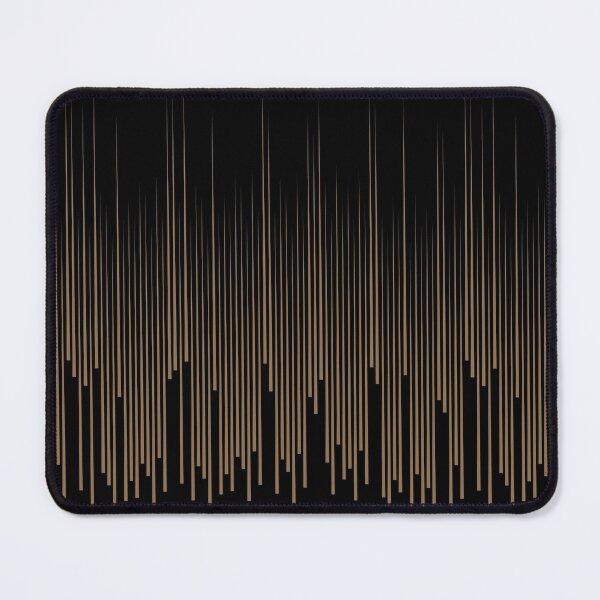 Item preview, Black and Brown Frequency Stripe Pattern Pairs DE 2022 Trending Color Brown Bear DE6140 designed and sold by ColorOfTheYears.