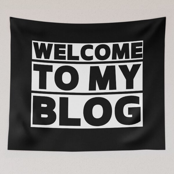 Item preview, WELCOME TO MY BLOG designed and sold by successmom.