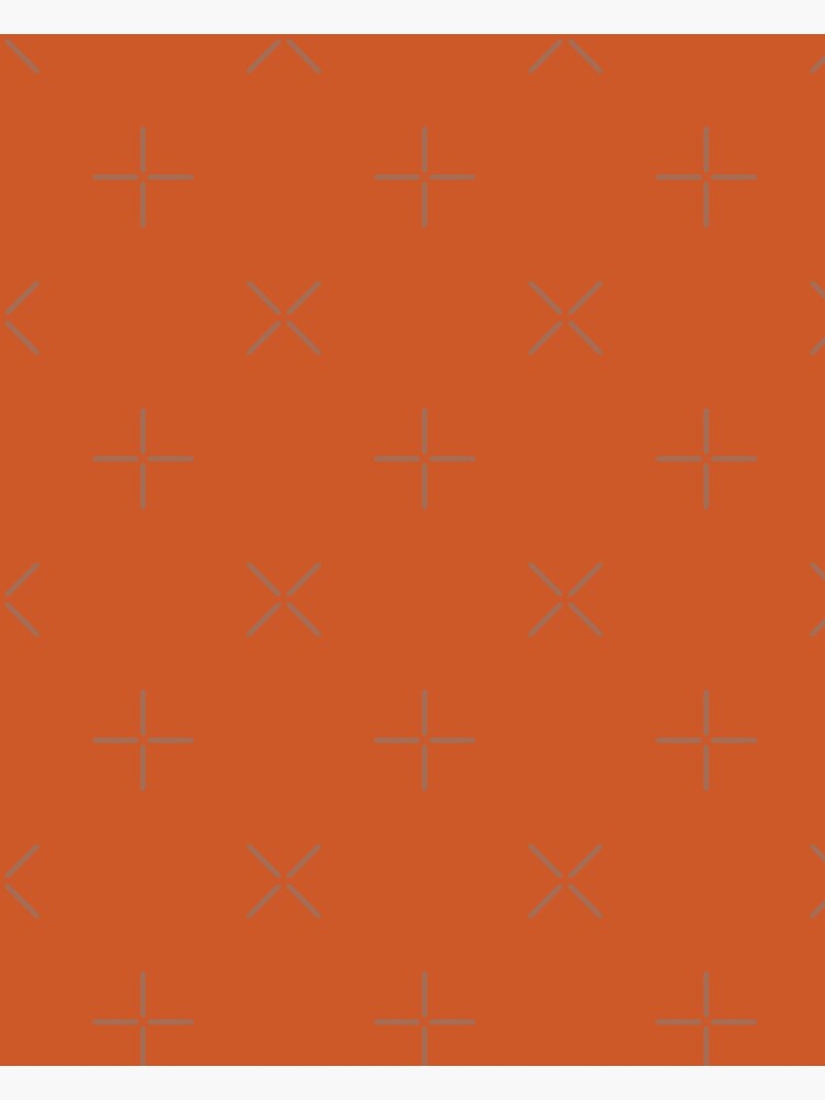 Discover Burnt orange monochrome Premium Matte Vertical Poster