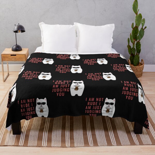 Item preview, I am not Rude I am just judging you Introvert Tshirt Sticker Design designed and sold by Brutebabby.