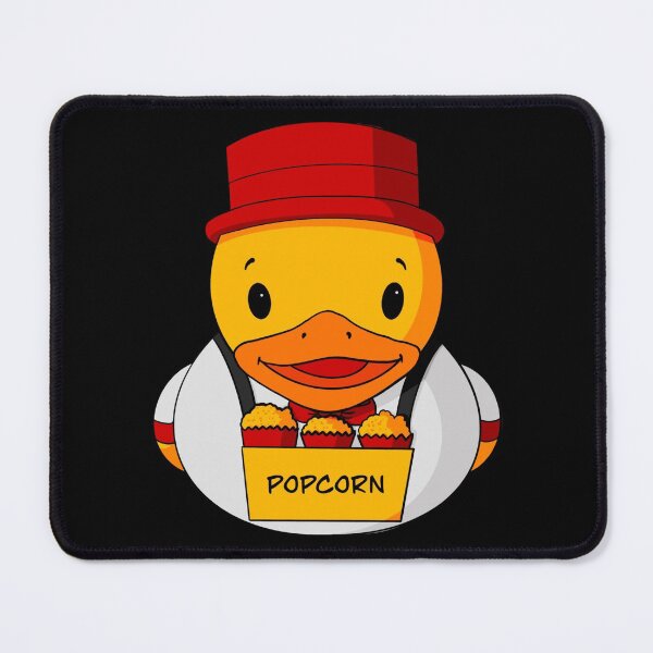 Item preview, Circus Popcorn Vendor Rubber Duck designed and sold by Alisha Ober Designs.