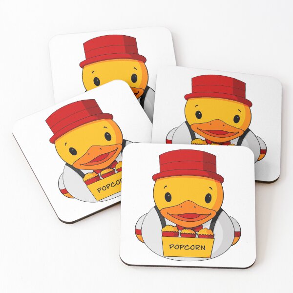Item preview, Circus Popcorn Vendor Rubber Duck designed and sold by Alisha Ober Designs.