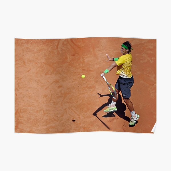 Forehand stroke (Rafael Nadal) Poster
