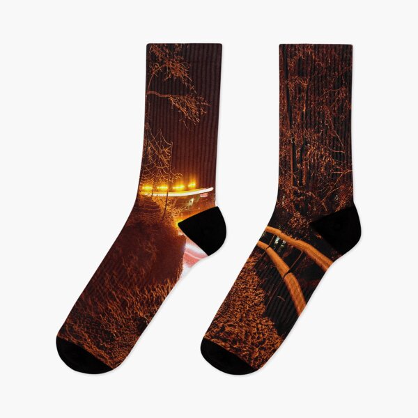 Item preview, The path to the mountain is lit up designed and sold by frankuffmann.