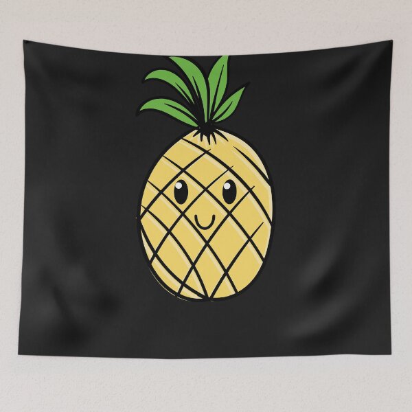Item preview, Happy Kawaii Pineapple designed and sold by ProtonProject.