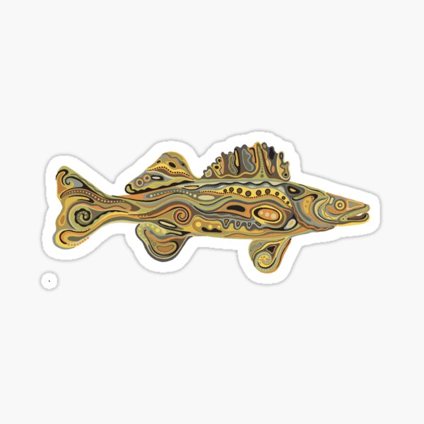 Walleye Delicacy of the North Sticker