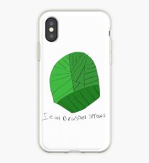 I eat brussel sprouts. iPhone Case