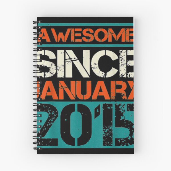 Item preview, Awesome Since January 2015 shirt 7th 7 Years boys or girls designed and sold by selimane.