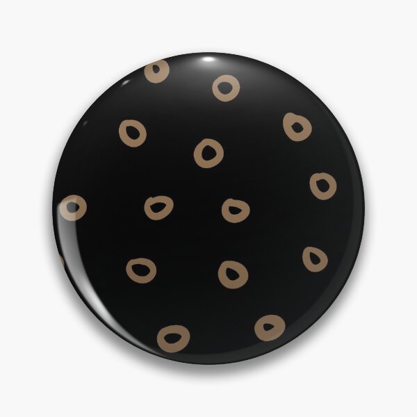Item preview, Black and Brown Simple Hoop Circle Pattern Pairs DE 2022 Trending Color Brown Bear DE6140 designed and sold by ColorOfTheYears.