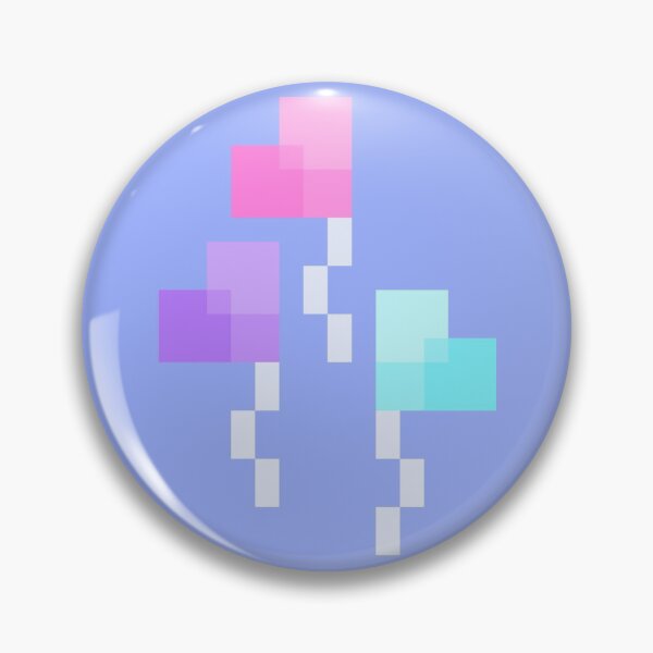 Item preview, Pastel Pixel Heart Ballons designed and sold by rin3d .