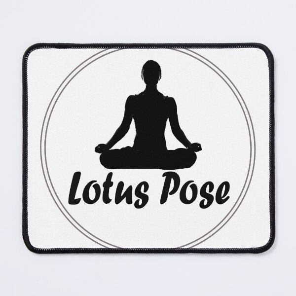 Item preview, Yoga Lotus Pose - Padmasana designed and sold by SadSacDesigns.
