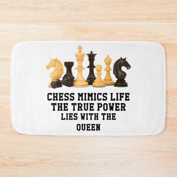 Item preview, Chess Mimics Life The True Power Lies With The Queen  designed and sold by PrettyStrong.
